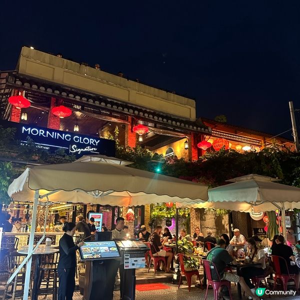 會安夜晚🏮，燈籠街餐廳浪漫到爆✨