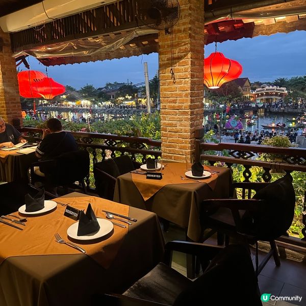 會安夜晚🏮，燈籠街餐廳浪漫到爆✨