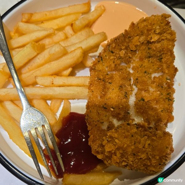 Itamomo香脆魚柳🐟配薯條