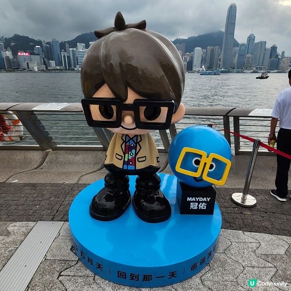 尖沙咀星光大道五月天Mayday巨型公仔打卡