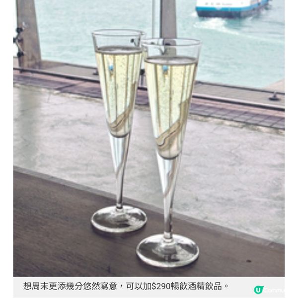 WATERMARK假日海畔早午餐 維港靚景下任食前菜及甜品