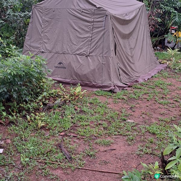 還以為是工程人員帳篷