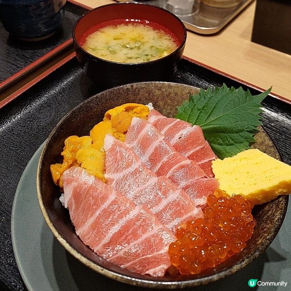 東京豐洲市場必食海鮮丼🔥大江戶超豪華海膽+大拖羅丼飯💜