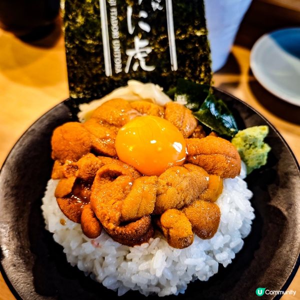 築地虎杖虎：海膽丼🤤！鮮到爆！
