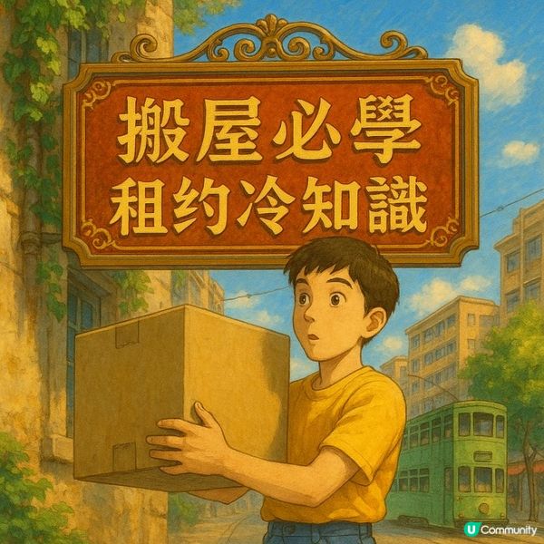 📑 【搬屋必學】5個被忽略的「租約冷知識」，一不留神慘蝕幾千蚊！