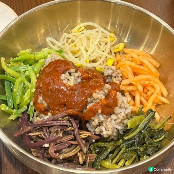 🇰🇷合井・韓式大麥飯推薦！健康清爽！超多小菜 + 糙米