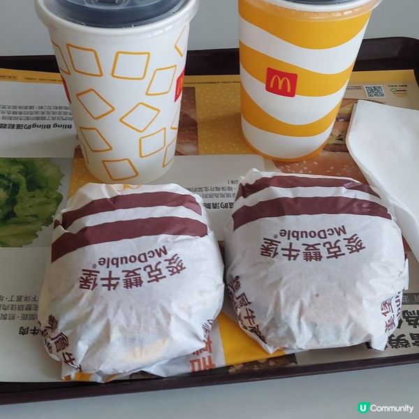 台灣麥當勞-抵食1+1🍟🍔🥤