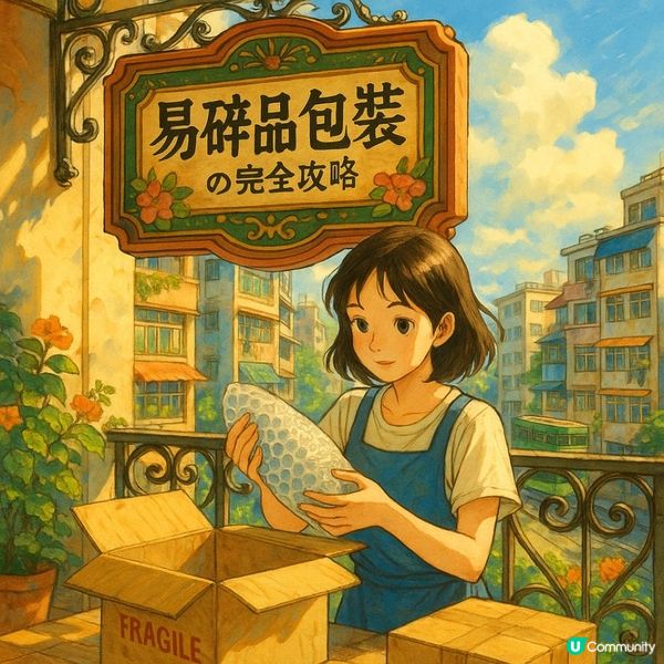 🍽️【易碎品包裝の完全攻略】超多人搞錯！玻璃碟、香水樽、電視機點包先唔爛？港人搬屋易碎品包裝完全攻略！