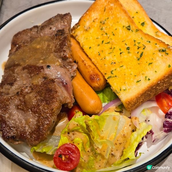 Itamomo 滋味薄切牛扒早餐🐂