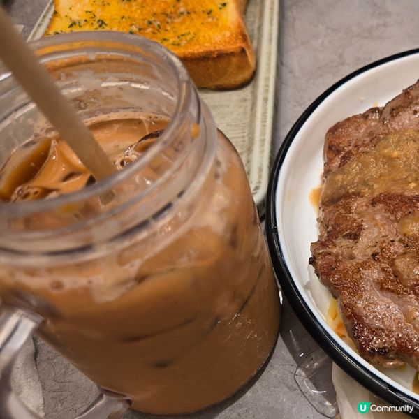 Itamomo 滋味薄切牛扒早餐🐂