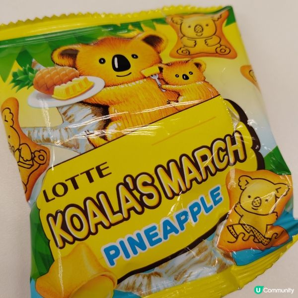 泰國限定菠蘿味熊仔餅🍍