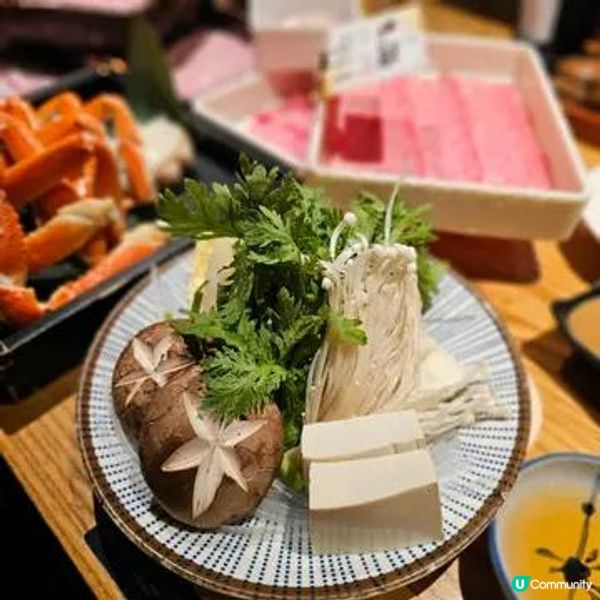 甘甜和牛與鮮甜松葉蟹