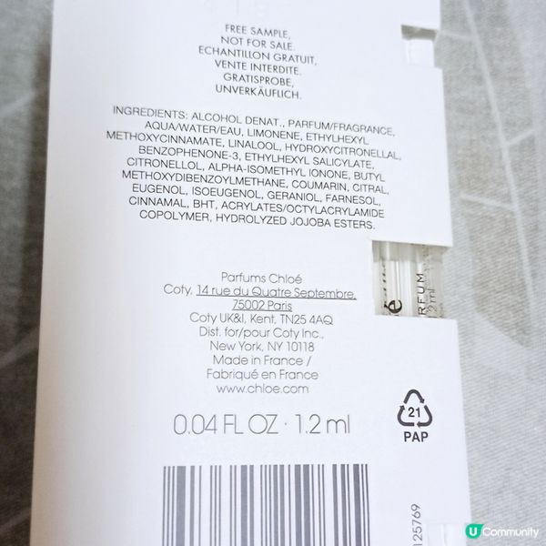 ［皇牌香水］CHLOE 仙境花園系列淡香精 
- 北國雪松