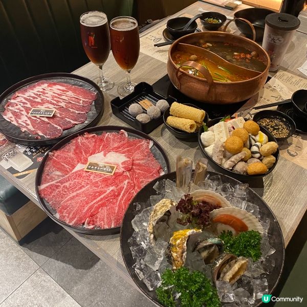 超高質日本A4黑毛和牛火鍋放題🍲黑白養生湯鍋🌸