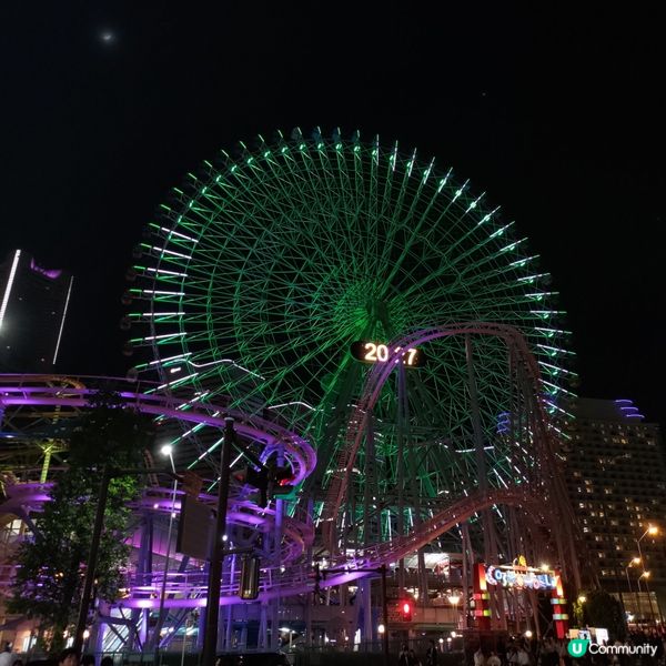 日本橫濱必去COSMOWORLD🔥大型摩天輪遠望迷人夜景