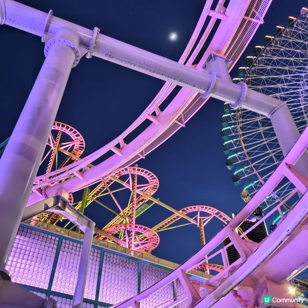 日本橫濱必去COSMOWORLD🔥大型摩天輪遠望迷人夜景