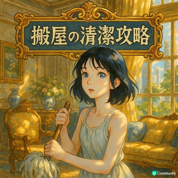 🧼【搬屋の清潔攻略】打包與清潔同步進行？超省時6步法