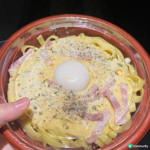 🇯🇵日本便利店必食💯一試愛上！羅森卡邦尼意粉🥰 