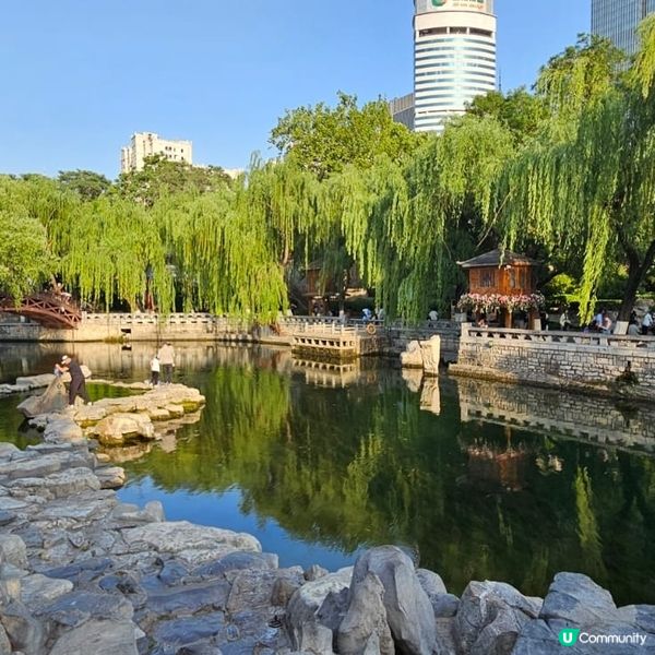 中國濟南黑虎泉, 大明湖