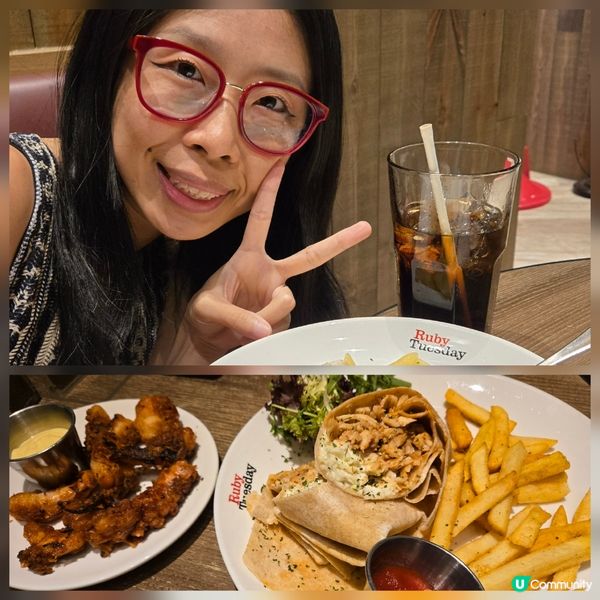 Ruby  Tuesday 😍so yummy