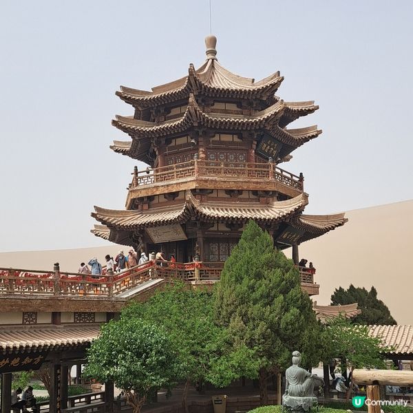 敦煌鳴沙山月牙泉，沙漠奇觀！🤩青甘大環線4️⃣