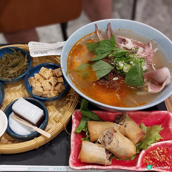 台北101美食廣場推介越南美食～飛機河粉🍜🥤🥢