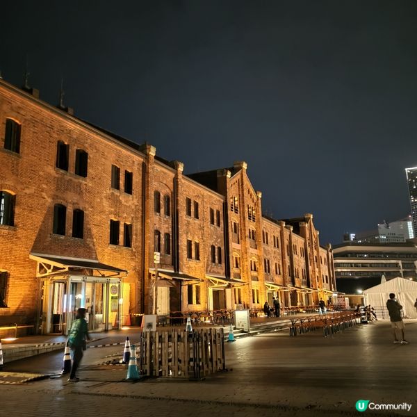 日本橫濱必去浪漫打卡熱點🔥紅磚倉庫夜景一流💜