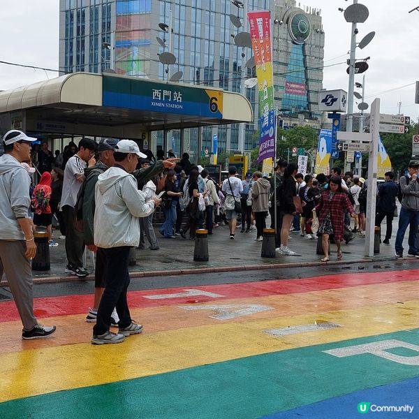 台北西門町商圈🛍☕️