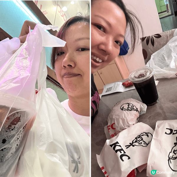 KFC最近推出的買一送一套餐(有指定套餐)😎