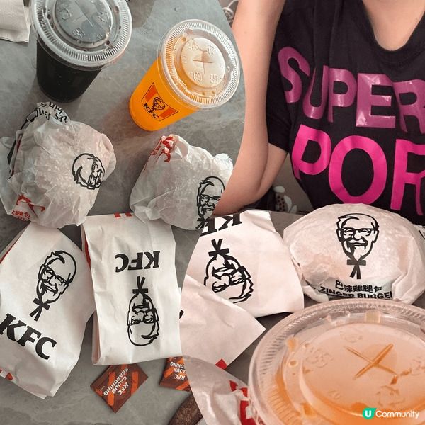 KFC最近推出的買一送一套餐(有指定套餐)😎