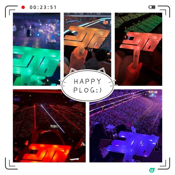 林俊傑世界巡迴演唱會的互動燈光手杖！