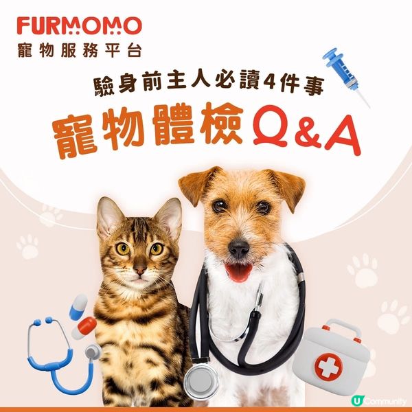 原來寵物都有得做體檢🤓🤓毛孩福利！大開眼界