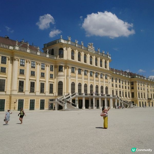 東歐旅遊🥳參觀維也納著名地標熊布朗宮宮殿😍風景勁靚花園勁