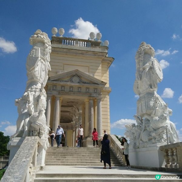 東歐旅遊🥳參觀維也納著名地標熊布朗宮宮殿😍風景勁靚花園勁