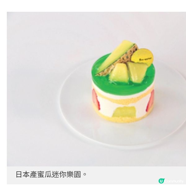 Chateraise 日本蜜瓜祭 推蜜瓜系列原個蛋糕同步5款