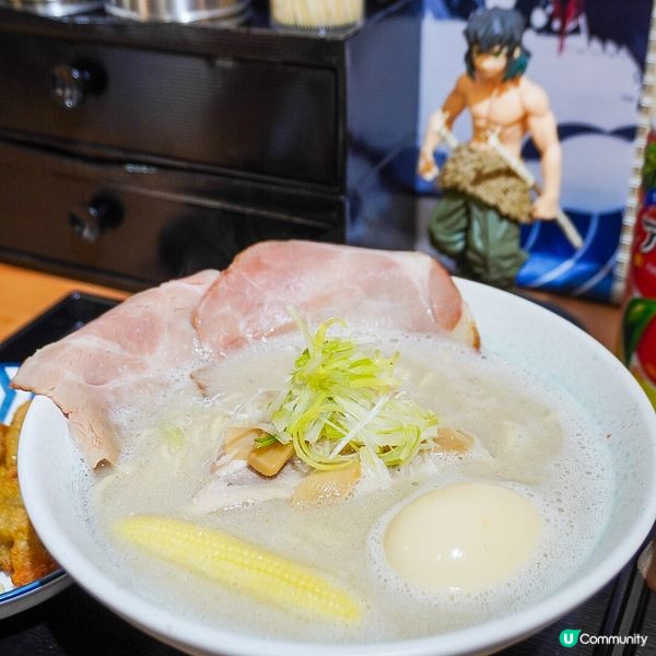 觀塘有新開拉麵店｢小田拉麵｣去試試佢先,主打雞白湯拉麵🍜