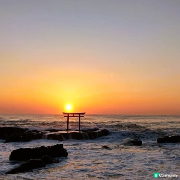 大洗磯前神社🌅 日出紅太陽，早起值唔值？