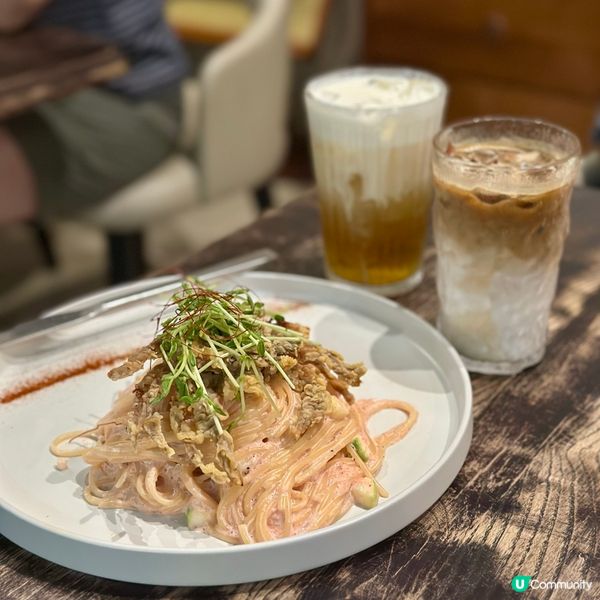 明太子蟹意粉🍝！唔咸唔膩😋！5🌟！