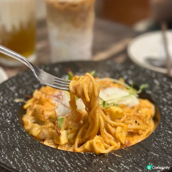 明太子蟹意粉🍝！唔咸唔膩😋！5🌟！