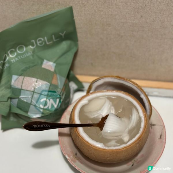 椰皇啫喱，泰國直送！🥥😋 拆開即食，清涼解渴！