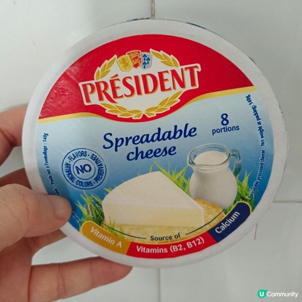 總統牌spreadable cheese