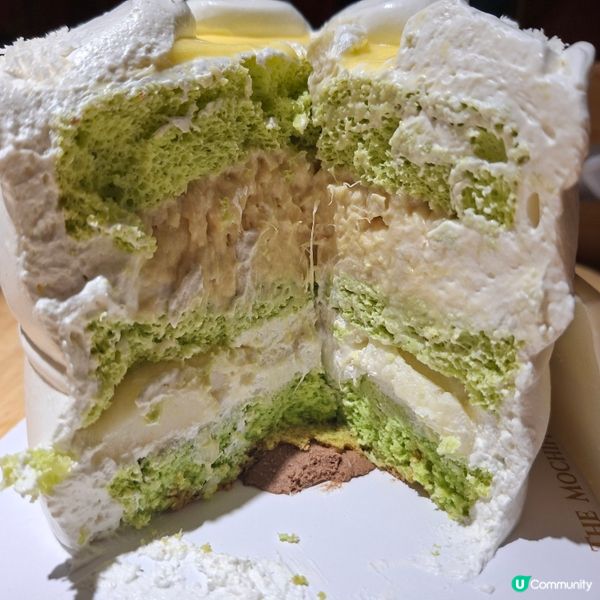 榴槤控注意😍D24榴槤斑蘭麻糬蛋糕🤤🎂