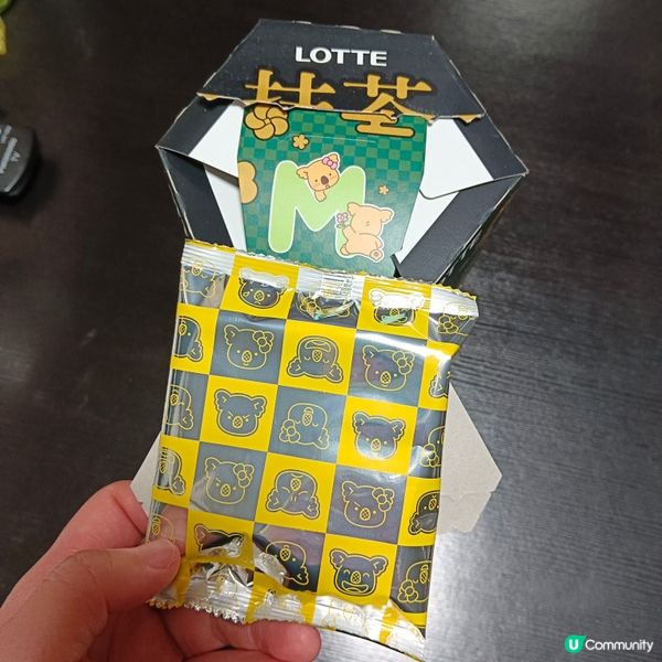 抹茶味樂天熊仔餅