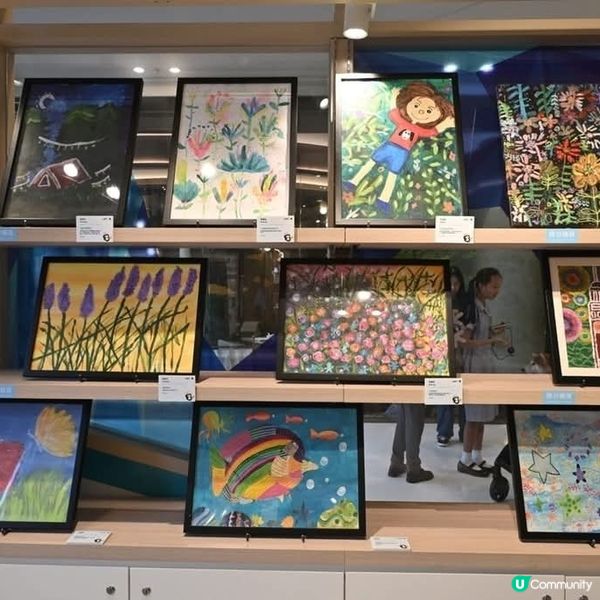 共融畫展登陸圍方 智障藝術家創意作品宣揚保育