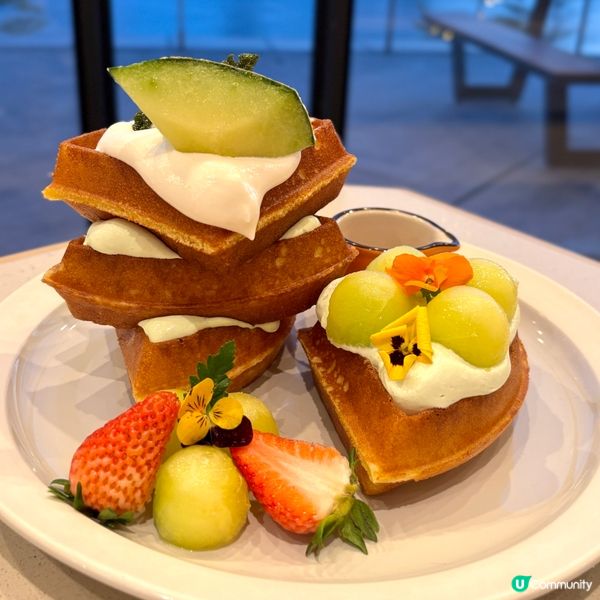 長沙灣•靚海景加日落 必食蜜瓜窩夫