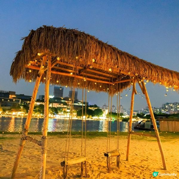 親子度假🌴深圳灣燃椰林！🏖️