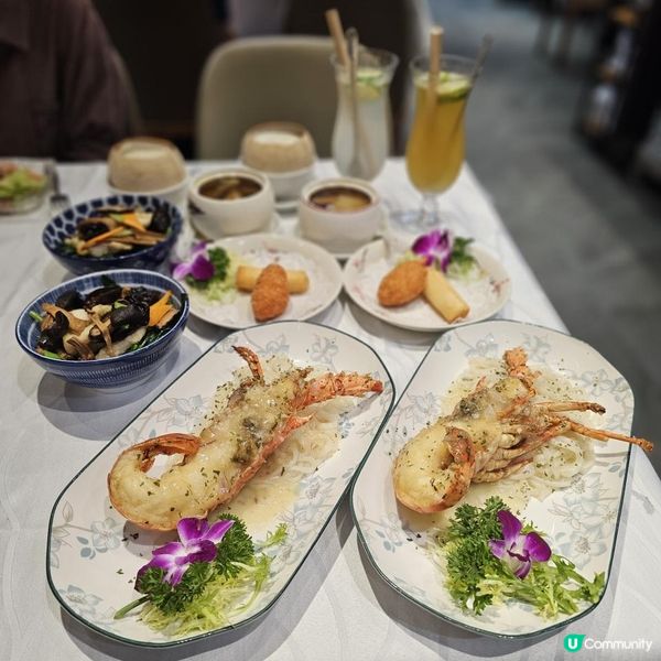 抵食龍蝦鮑魚套餐
