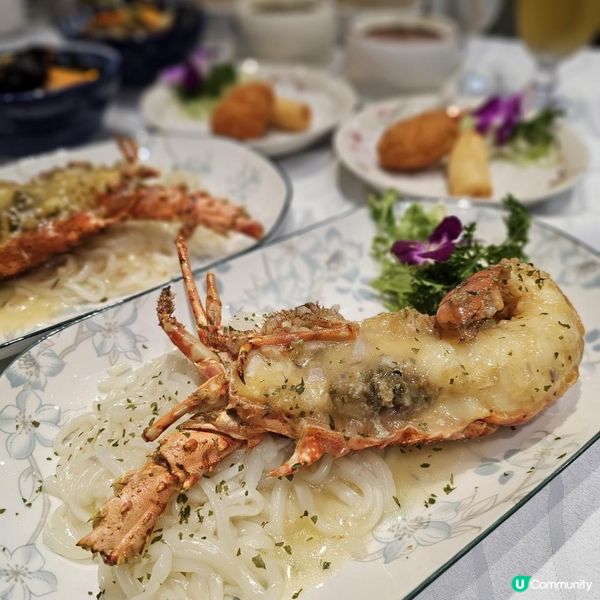 抵食龍蝦鮑魚套餐