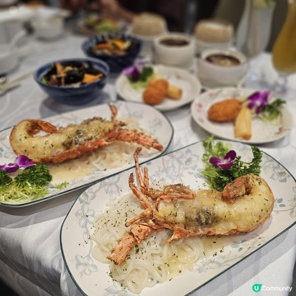 抵食龍蝦鮑魚套餐