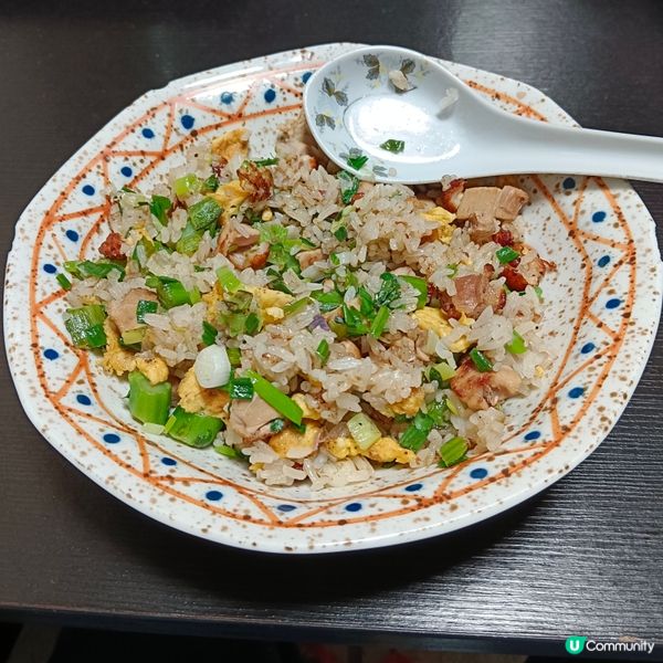 菜梗火鴨粒炒飯
